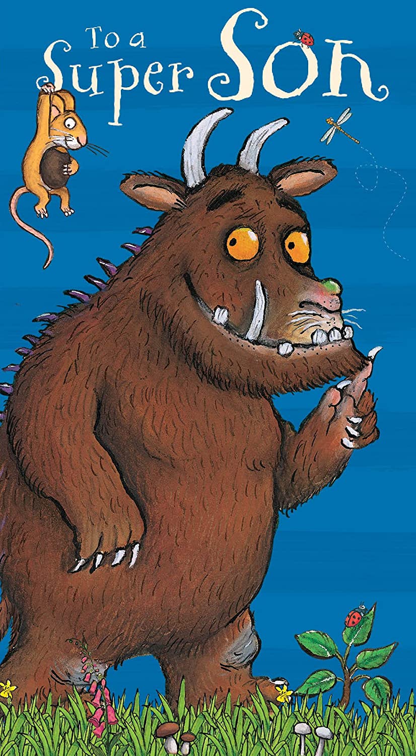 GRUFFALO The Son Birthday Card,Multi,9 x 5 inch