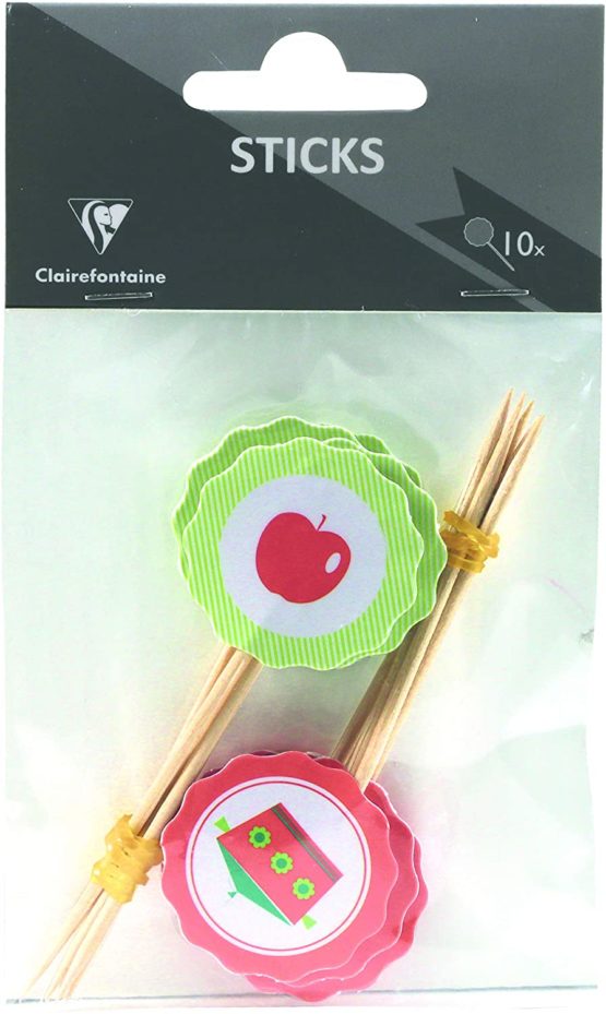 Clairefontaine Cooking Decorative Stick, Pack of 10