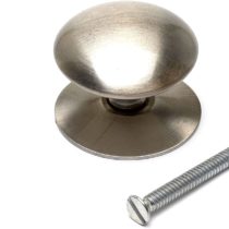 Merriway BH05197 Door Knob Satin Nickel Victorian 32mm