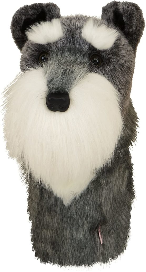 Daphne's Unisex's Schnauzer Novelty Head Cover-Grey, 0