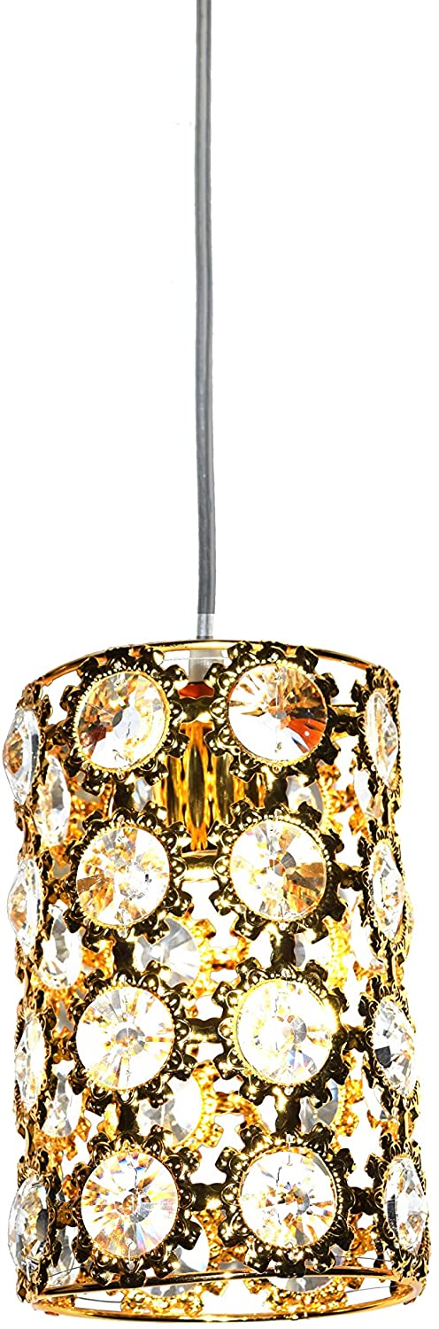 Jens Stolte Leuchten Anna Pendant Light Metal E27 40 W Gold Transparent 130 x 130 x 1000 cm - Image 4