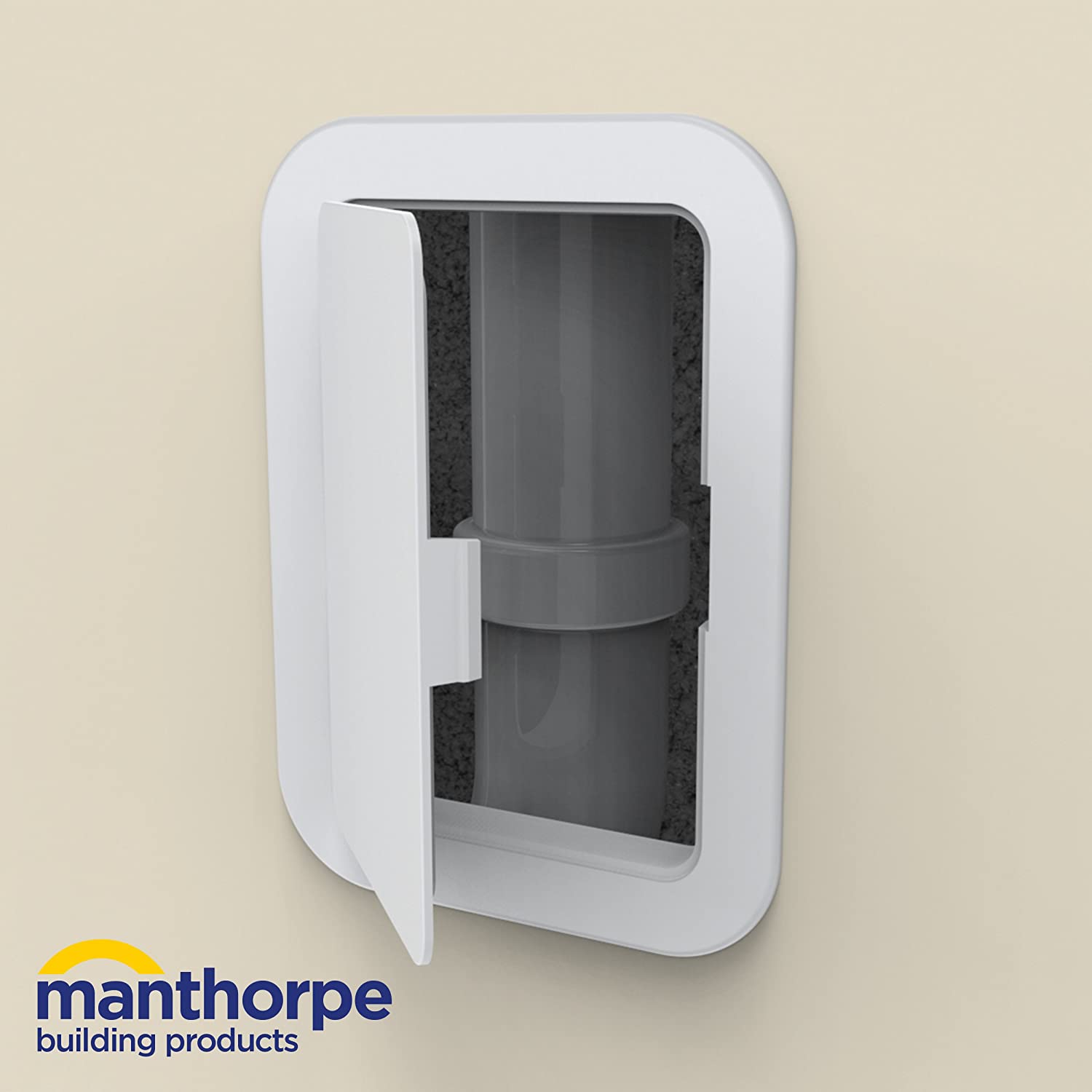 Manthorpe GL50 Access Panel Inspection Hatch White 100mm x 150mm Fuse Boxes, Switches, Controls, Stop Cocks, Valves, White