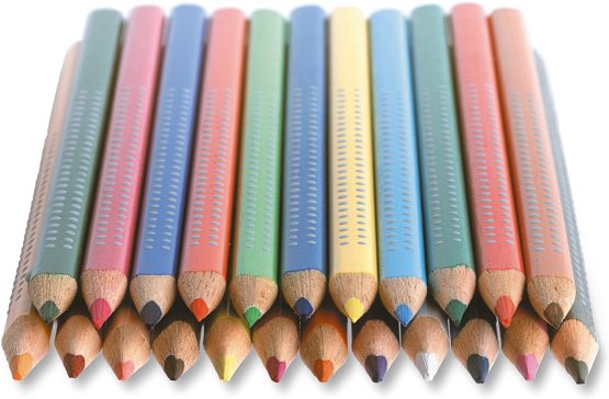 Faber-Castell 110912 - Jumbo GRIP colored pencils, cardboard box of 12 - Image 3
