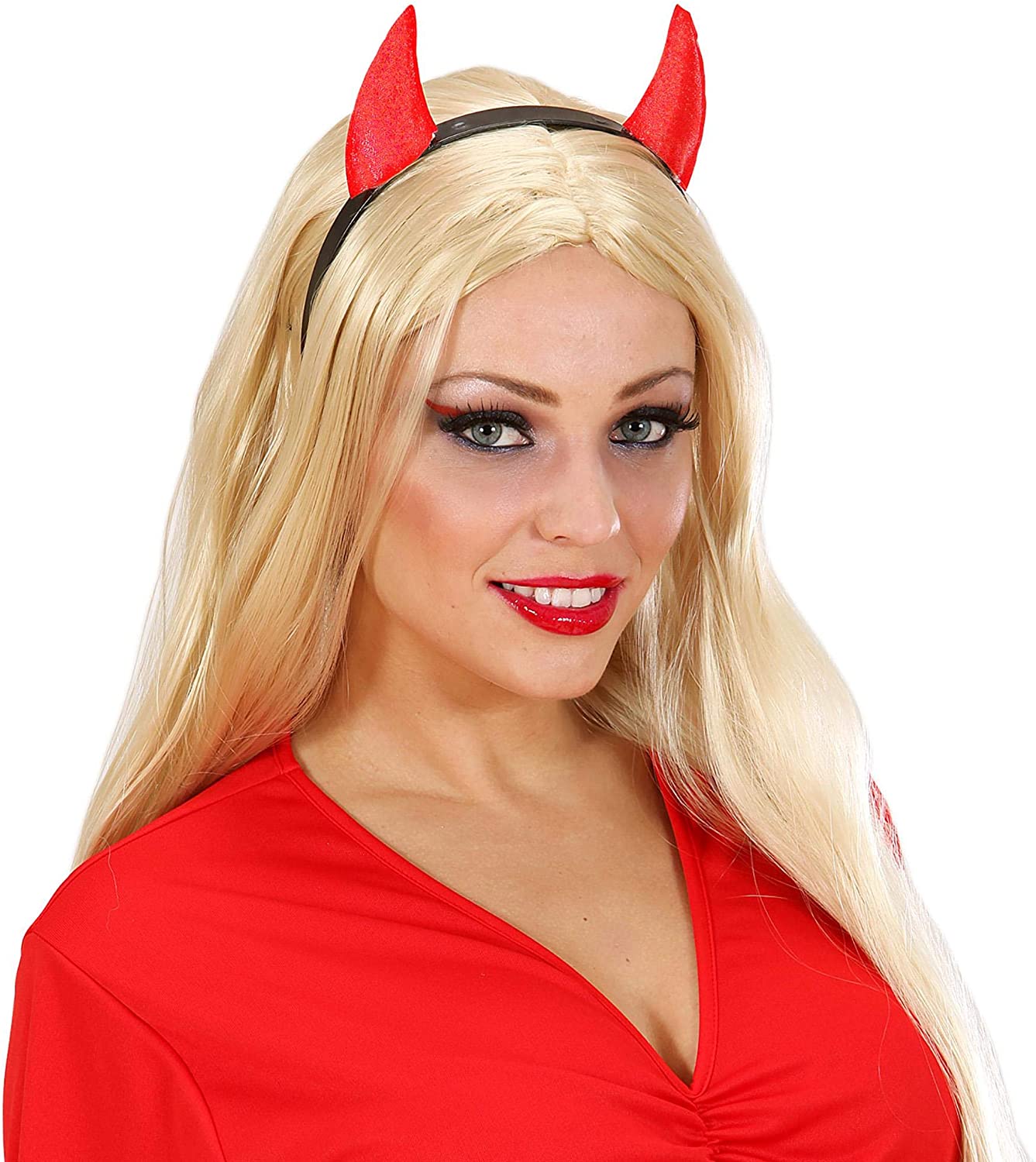Horns Reflective Red Accessory for Fancy Dress - Image 2