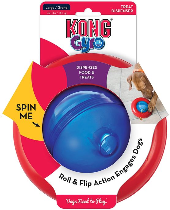 KONG - Gyro - Interactive Treat Dispensing Dog Toy - For Large Dogs - Image 3