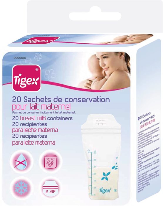 Tigex 20 Breast Milk Storage Bags - Image 3
