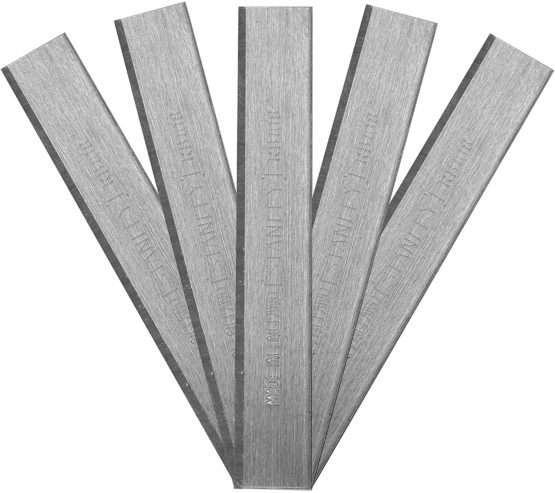 Stanley Rb108bp Card of 5 Straight Blades 0 12 378