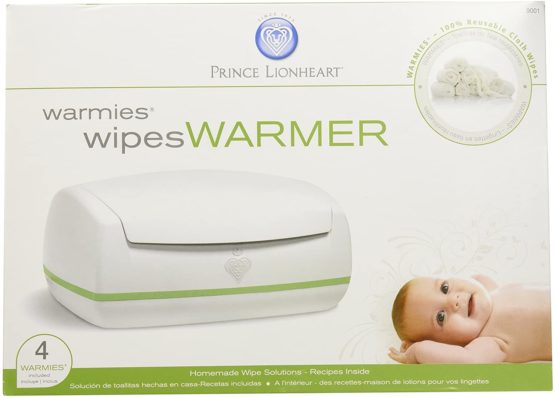 Prince Lionheart Warmies® Wipes Warmer | Only Reusable Baby Wipes| Warm Night Light | Warms Baby Wipes | Nappy Comfort Change| Holds 16 Reusable Clothes | Features Ever-Fresh® System | Low Voltage - Image 2