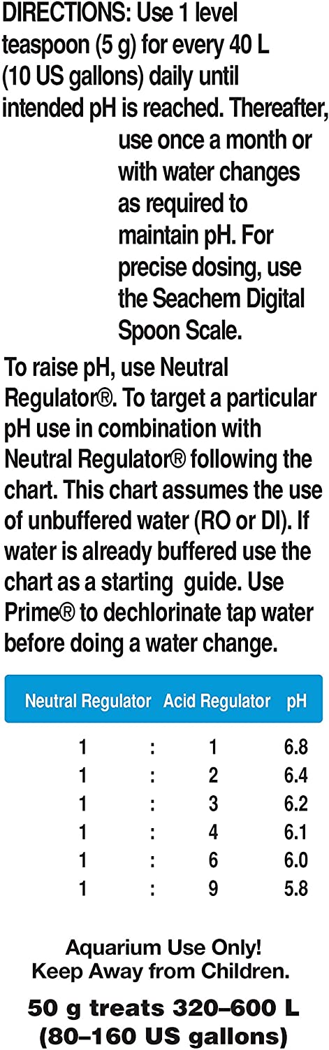 Seachem Acid Regulator, 50 g / 1.8 oz, 50g/ 1.8 oz - Image 2