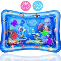 Wendergo Tummy Time Water Mat Inflatable Play Mat Perfect Sensory Toys for Baby Early Development Activity Centers Infants & Toddlers 3 6 9 Months Newborn Girls Boys