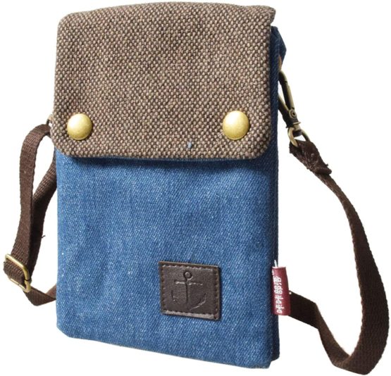 LassZone Women Girls Cute Canvas Crossbody Bags Wallet Cellphone Purse Shoulder Bag Wristlet Handbags - Image 3