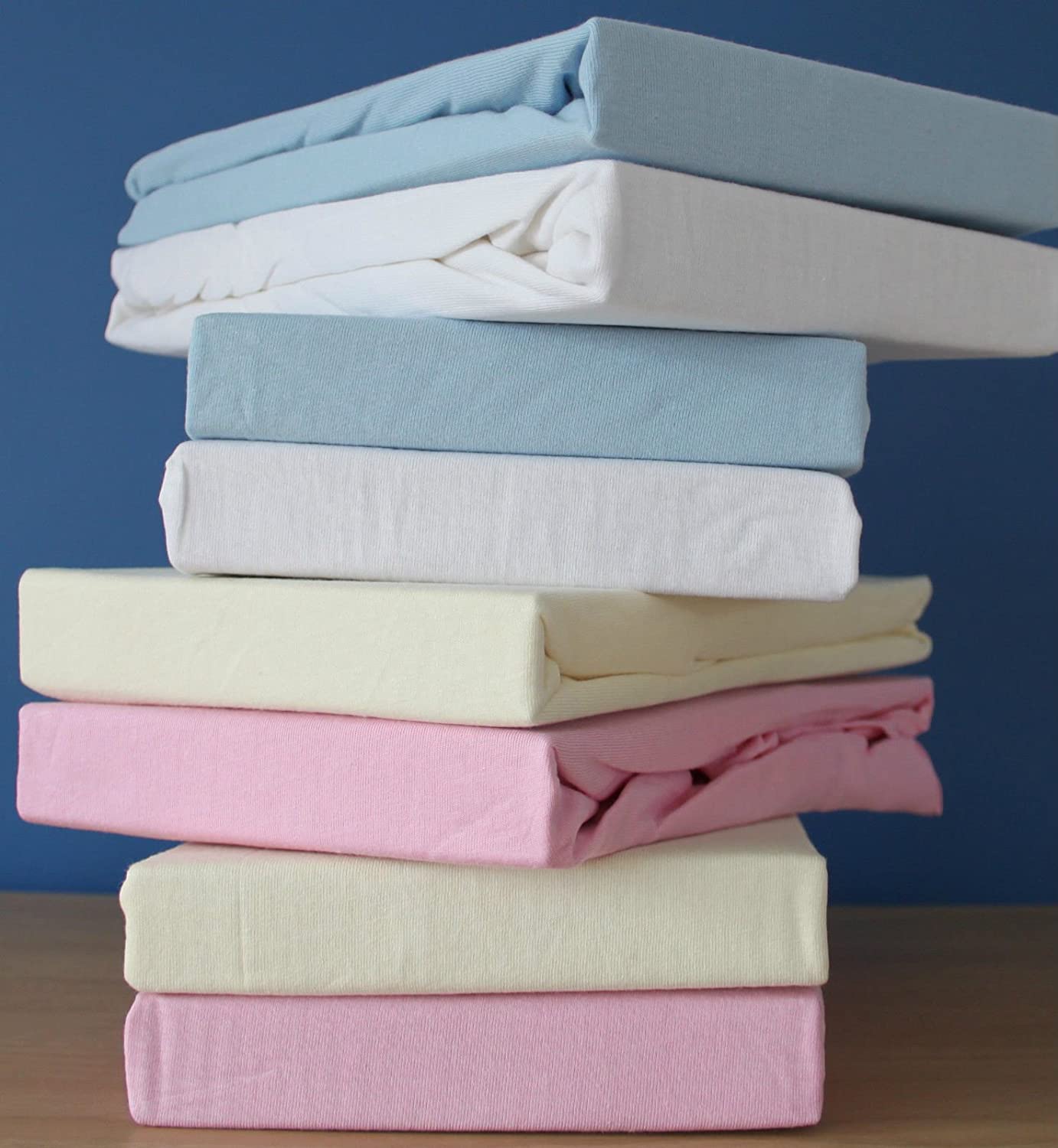 Dudu N Girlie Crib Fitted Sheets 40x90cm, Crib Sheets 100% Cotton Jersey -Hypoallergenic Pram Sheets Breathable Easy Care - Image 3