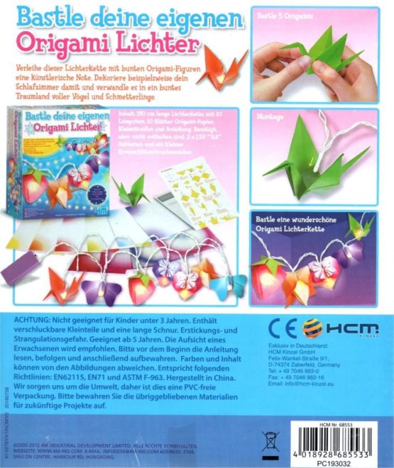 4M 68553 Origami Lights, Multicoloured - Image 2