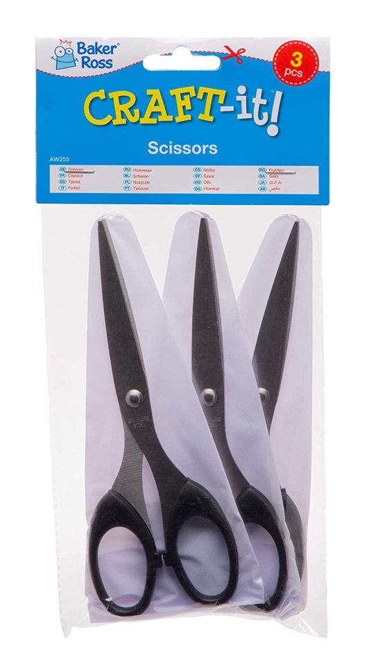 Baker Ross Multi Purpose Scissors (Pack of 3) - Image 3
