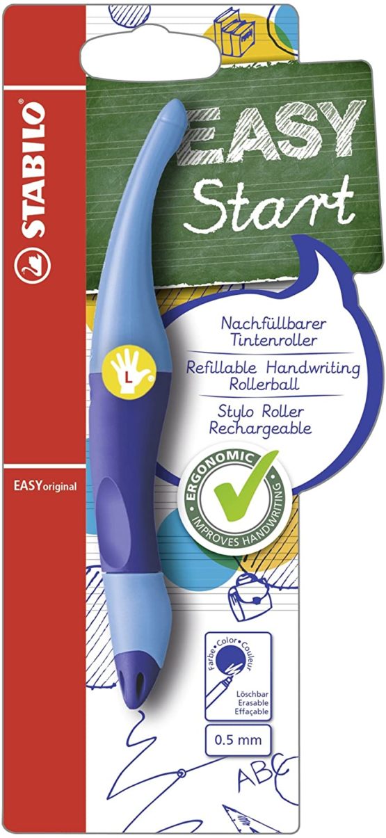 Handwriting Pen - STABILO EASYoriginal Left Handed Dark Blue/Light Blue