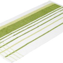 Gözze Hand Towel, Weiß/Limone, 50 x 100 cm