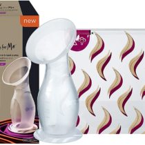 Tommee Tippee Silicone Manual Breast Pump and Let Down Catcher to Express, Relieve or Catch Excess Breast Milk ,423594
