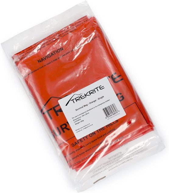 Trekrite High Visibility Emergency Survival Bivi Bag - Orange - Image 4