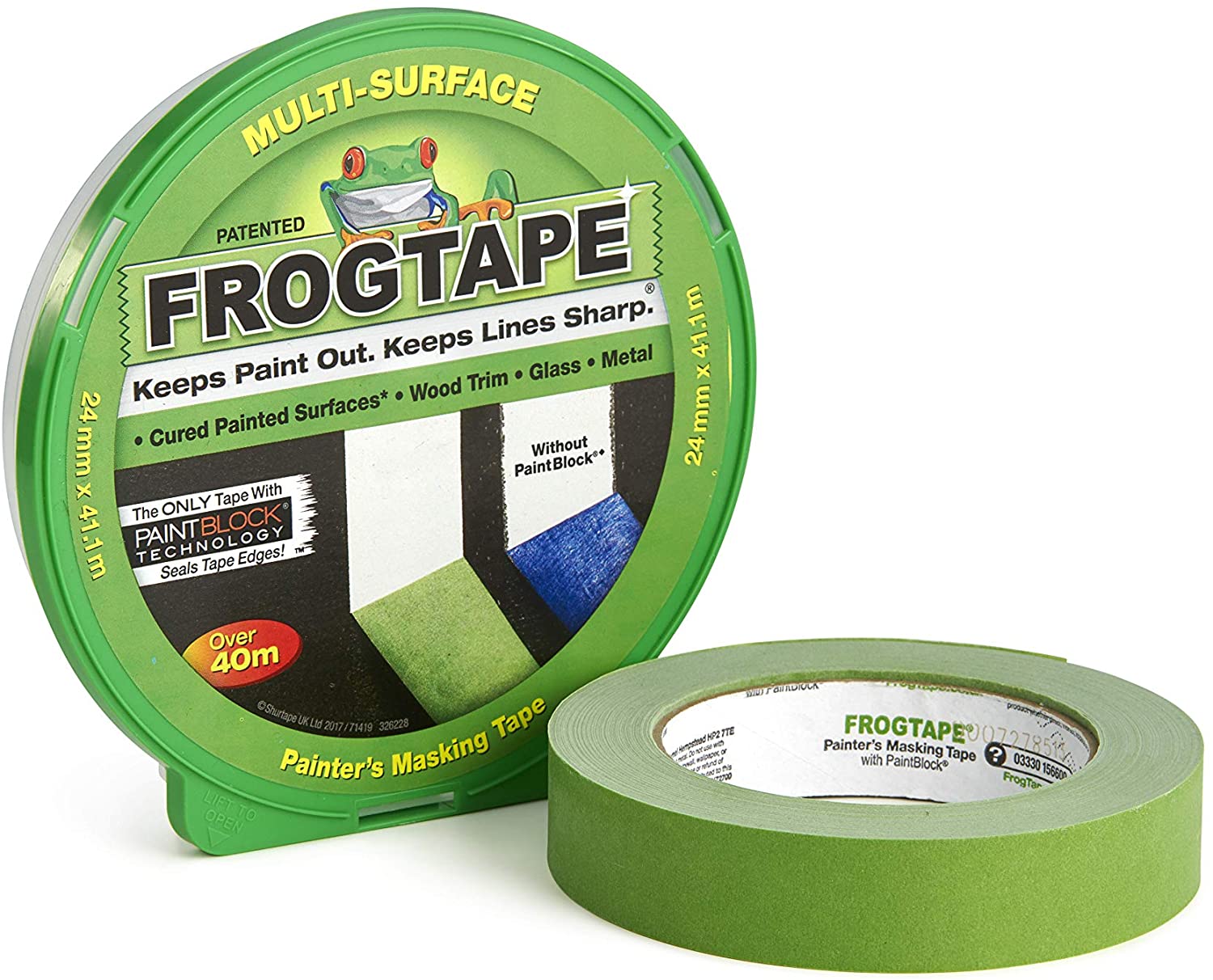 Frog Tape Green Multi Surface Painters Masking Tape 24mm x 41.1m