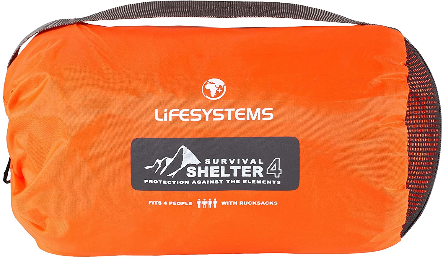 Lifesystems Emergency Storm Mountain Survival Shelter for Hiking and Mountaineering 4 Person, Orange, Four Person - Image 2