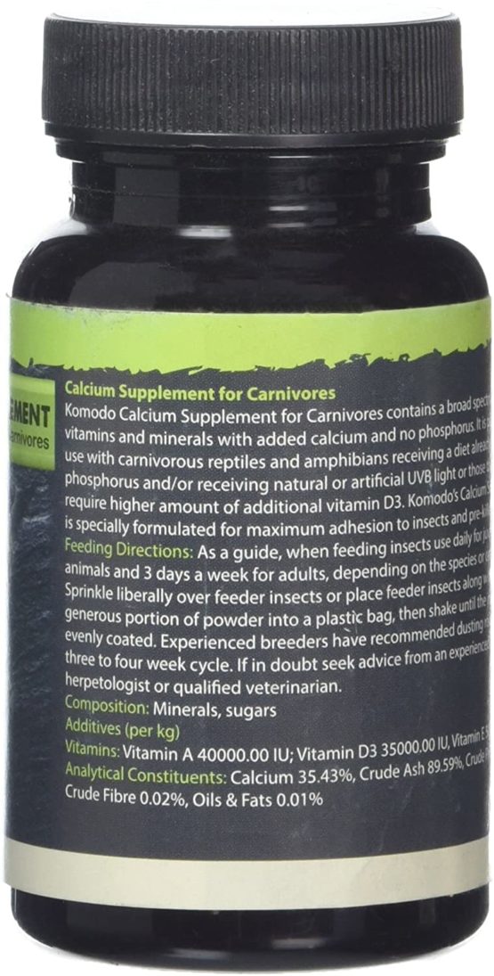 Komodo Calcium Supplement For Carnivores 135G - Image 2