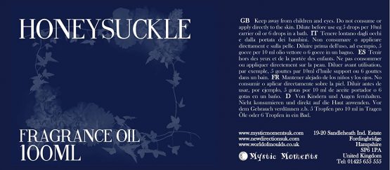 Mystic Moments | Honeysuckle Fragrance Oil - 100ml - Image 2