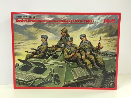 ICM ICM35637 1:35-Soviet Armored Carrier Riders (79-91) 4 Figs