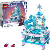 LEGO 41168 Disney Frozen 2 Elsa's Jewellery Box Creation with Princess Elsa Mini Doll and Nokk Figure, Lockable Drawer, Mirror and Spinner Turntable, Collectable Toy for Kids