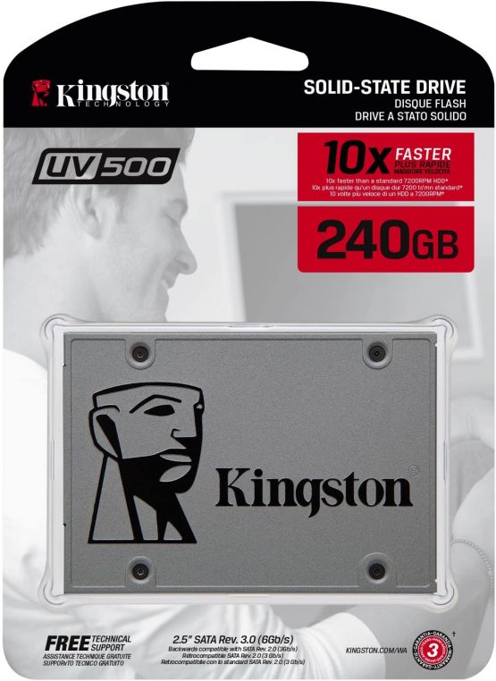 Kingston SUV500/240G SSD UV500 SATA3 2.5 Inch Stand-Alone Drive - Image 4