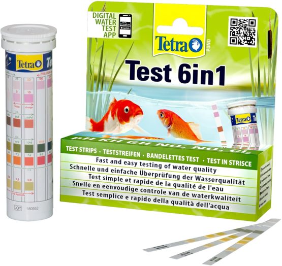 Tetra Pond Test 6-in-1 Strip, to Test 6 Essential Water Quality Parameters in Less Than 60 Seconds (25 Strips) - Image 3