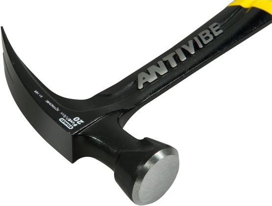 Stanley FMHT1-51278 20oz Fatmax Antivibe Steel Hammer-Rip Claw, Black/Yellow, 570g - Image 4