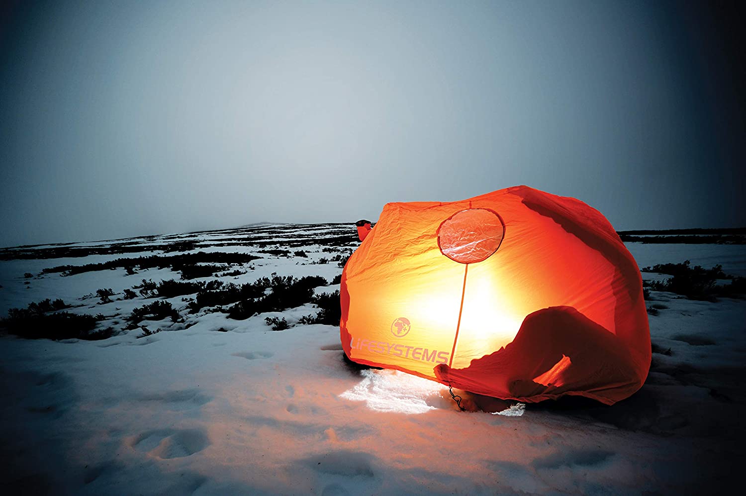 Lifesystems Emergency Storm Mountain Survival Shelter for Hiking and Mountaineering 4 Person, Orange, Four Person - Image 3