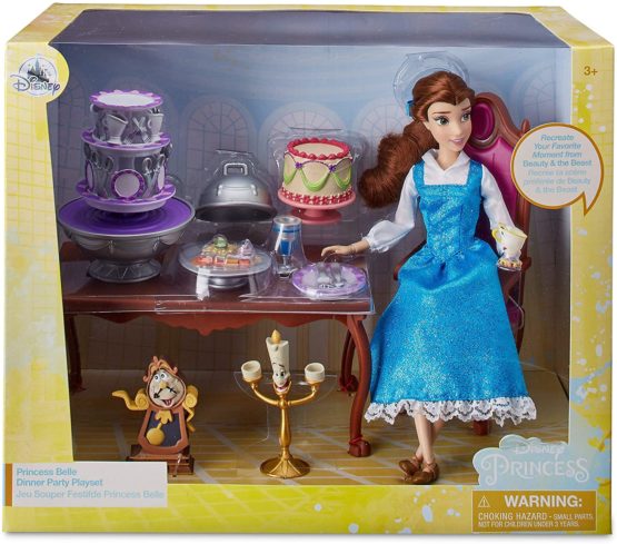 Disney Belle Classic Doll Dinner Party Play Set - Beauty and The Beast - Image 2