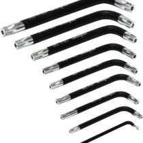 Rolson 40373 9 Piece Short Arm Star Key Set