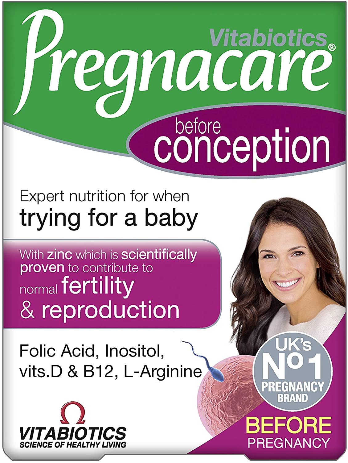 Pregnacare Fertility, Conception for Women and Support During Conception, 84 Tablets, 30 count (Pack of 1)
