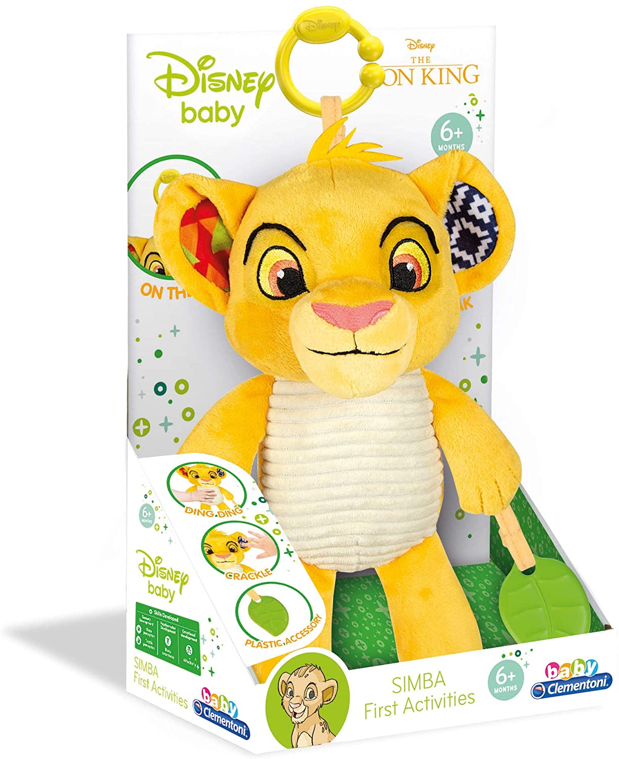Clementoni 17296 Disney Lion King Activity Plush, Multicolor, 11 cm x 18 cm x 29 cm - Image 2