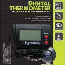 Komodo Digital Thermometer, Digital Thermometer for Reptile Habitats