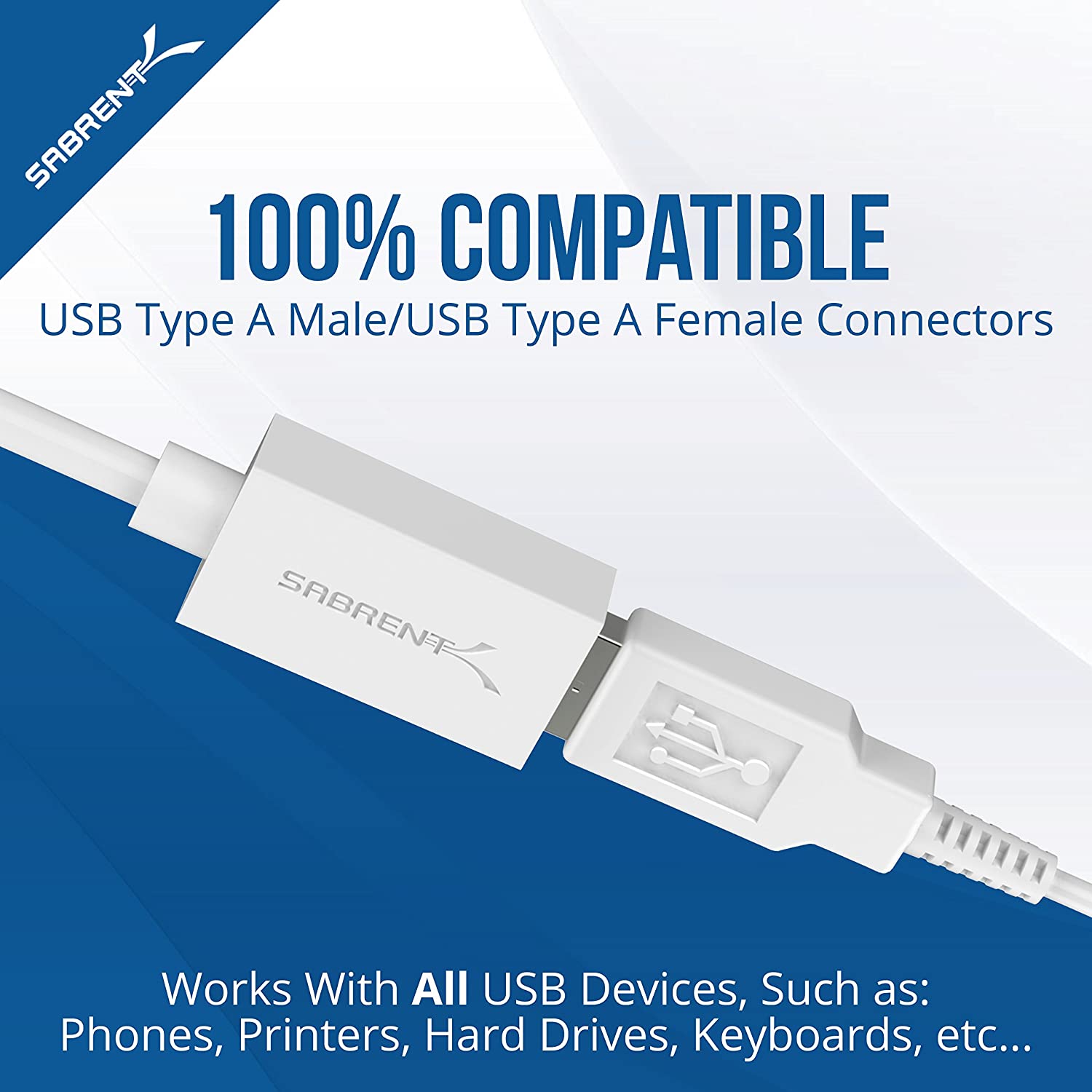 SABRENT USB Extension Cable 3M, USB A 3.0 Male to Female - Image 3