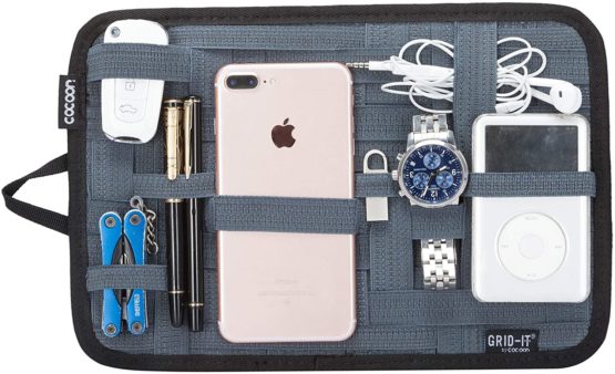 Cocoon Innovation GRID-IT! Organizer Medium 12 Inch x 8 Inch, Slate Gray
