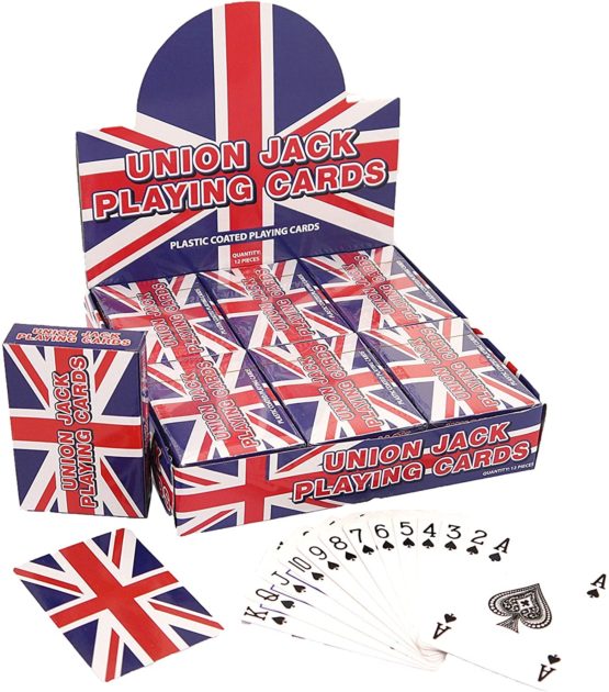 Henbrandt Union Jack Plastic Coated Playing Cards Classic 52 Card Deck for Family Games Poker Nights Casino and Vegas Style Parties - Image 3