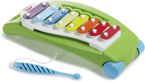 Little Tikes Tap-A-Tune Xylophone- Plays Any Tune - Ideal First Instrument - Doubles As Pull Toy - Promotes Hand-Eye Coordination & Fine Motor Skills - Image 2