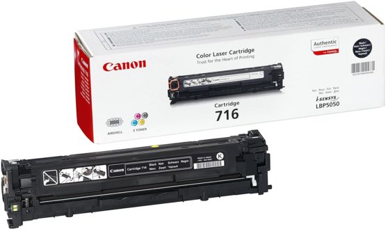 Canon 716Bk Black Toner Cartridge Ref 1980B002AA