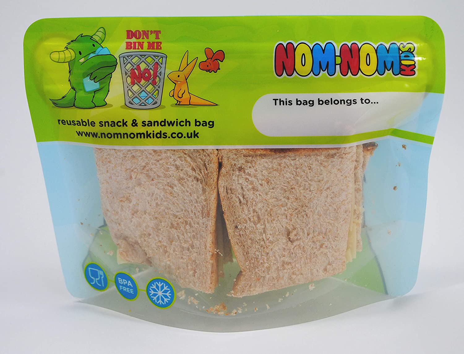 Nom Nom Kids, Green, 20 x 15cm - Image 3