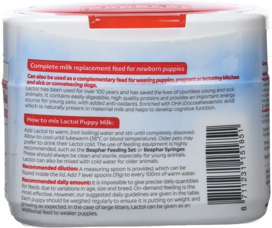 Beaphar Lactol Puppy 250g - Image 4