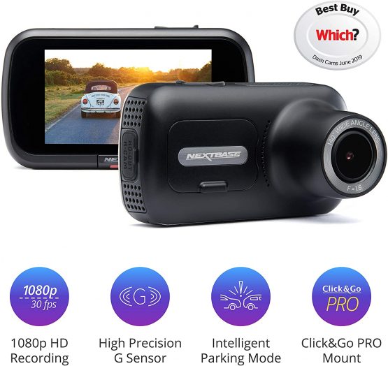 Nextbase 322GW Dash Cam Front and Rear Camera- Full 1080p/60fps HD In Car Camera- WiFi Bluetooth GPS- SOS Emergency Response, Intelligent Parking Mode, G-Sensor- 280° / 360 Dual 6 Lane Wide Recording - Image 2