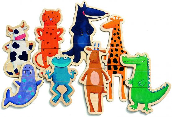 Djeco DJ03111 Wooden Magnetics, Mixed