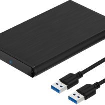 Sabrent Ultra Slim USB 3.0 to 2.5-Inch SATA External Aluminum Hard Drive Enclosure [Black] (EC-UK30)