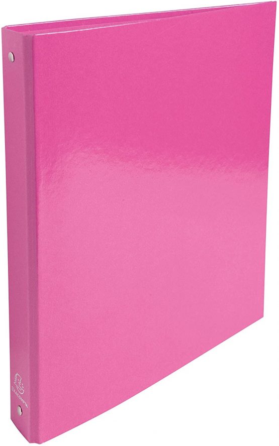 Exacompta Iderama Ring Binder, A4, 4 Ring, 40 mm spine - Pink