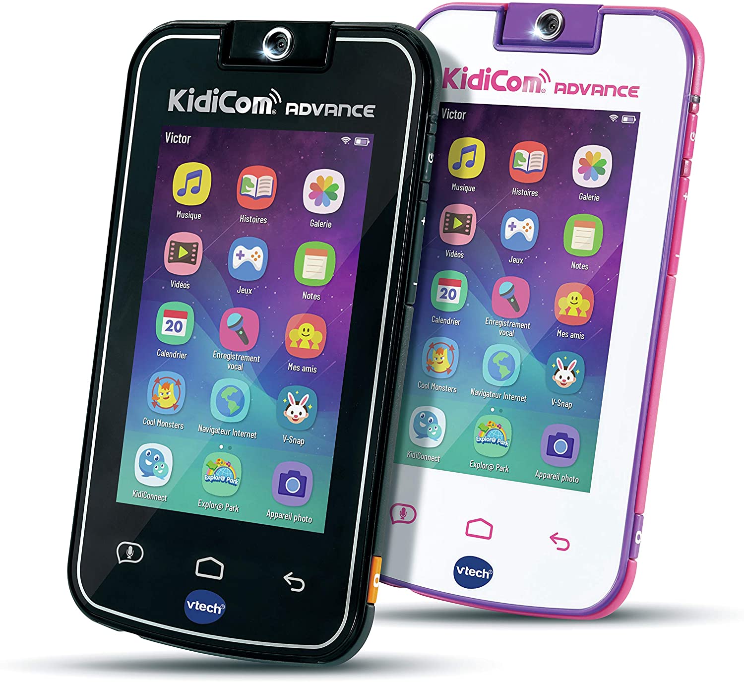 VTech KidiCom Advance Laptop for Children Black French Version - Image 3