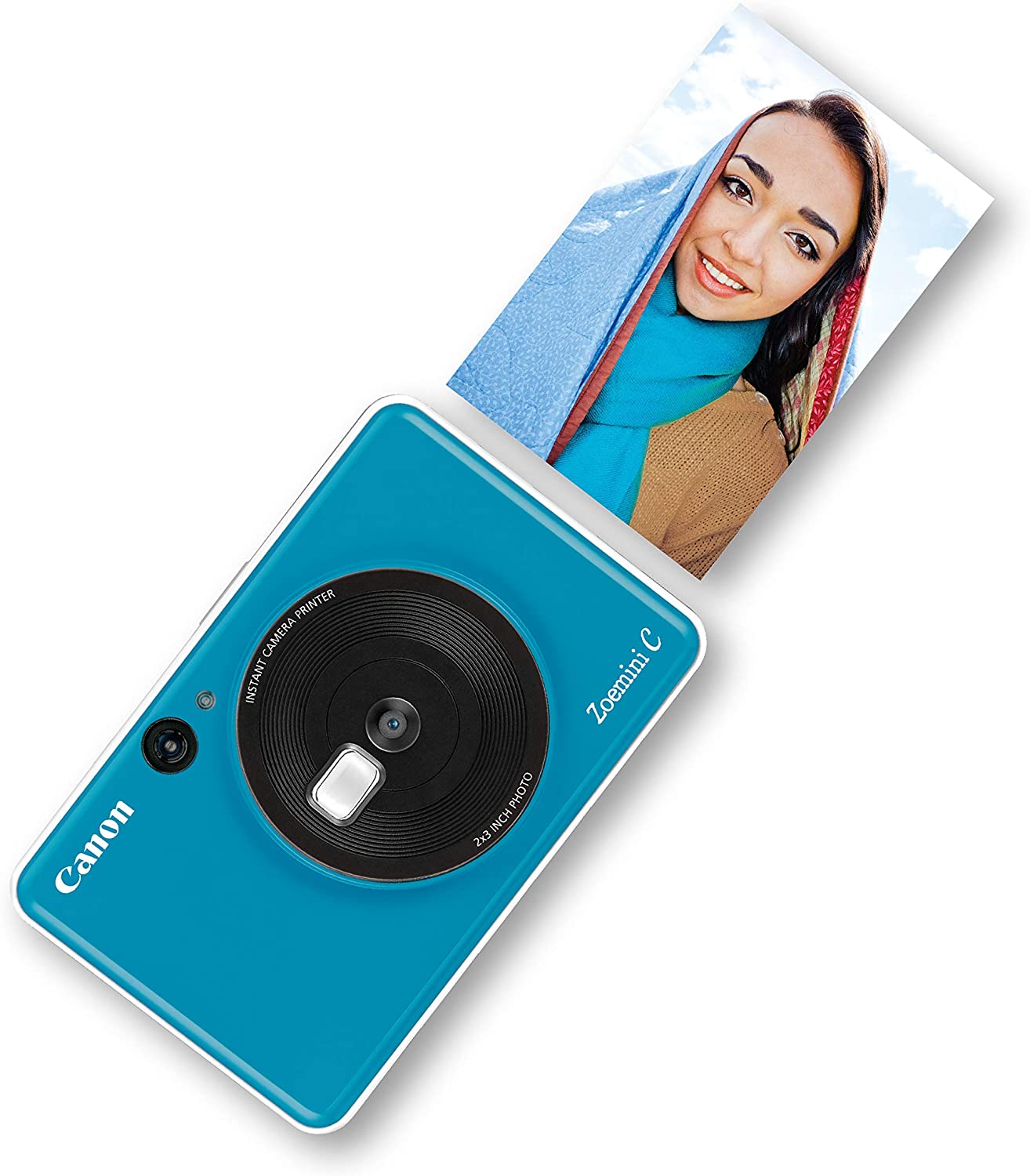Canon Zoemini C Instant Camera & Mini Photo Printer (Seaside Blue) – A ...